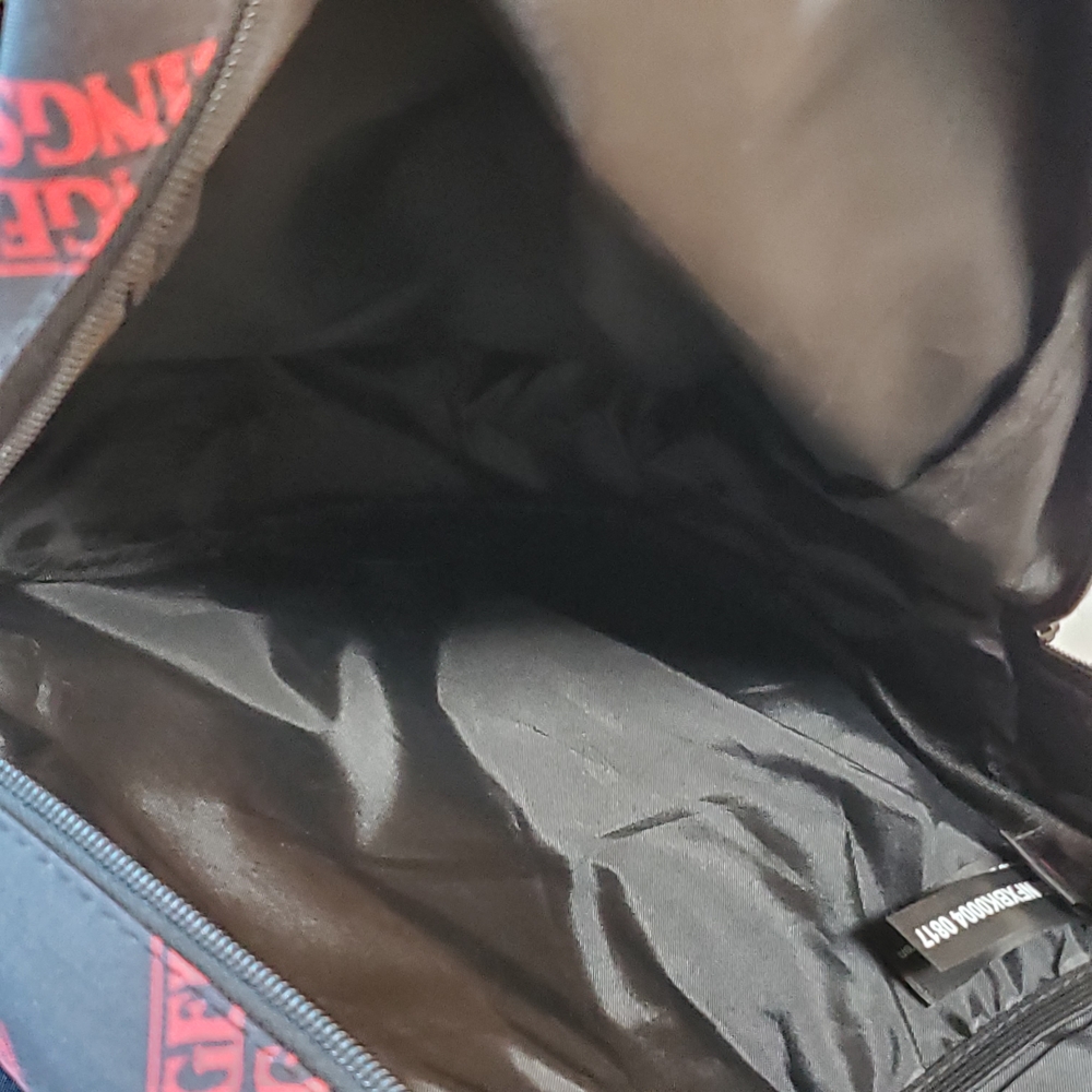 Stranger Things Black & Red Backpack - Picture 9 of 13